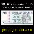 Billetes 2015 2- 20.000 Guaran�es